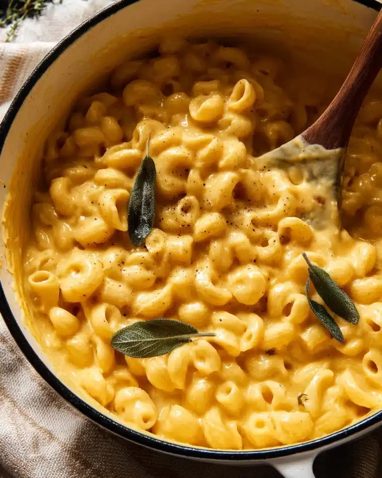 One Pot Stove-Top Pumpkin Mac and Cheese Recipe