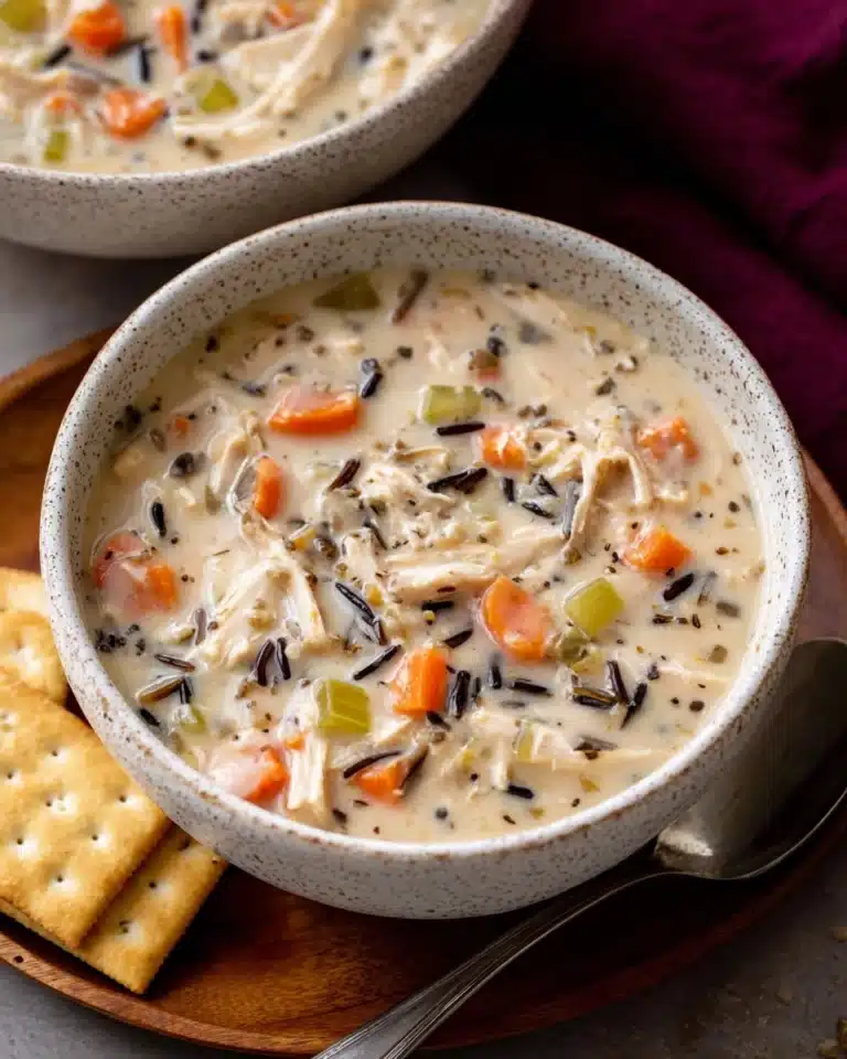 Creamy Chicken and Wild Rice Soup Recipe