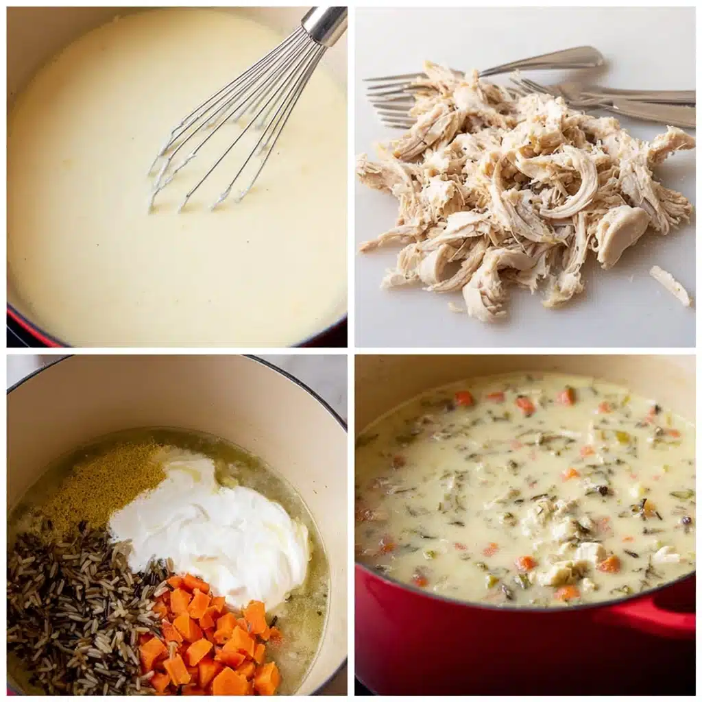 Creamy Chicken and Wild Rice Soup Recipe 3 Creamy Chicken and Wild Rice Soup Recipe - Recipe Image