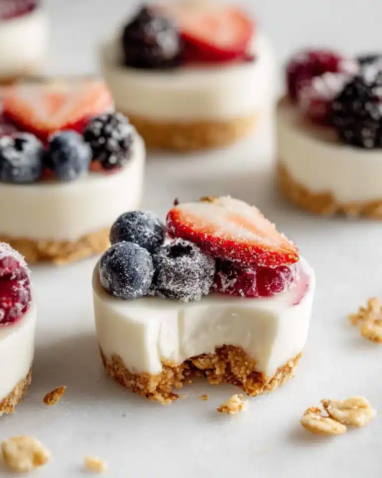 Frozen Yogurt Granola Cups Recipe