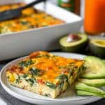 High Protein Veggie Breakfast Casserole Recipe