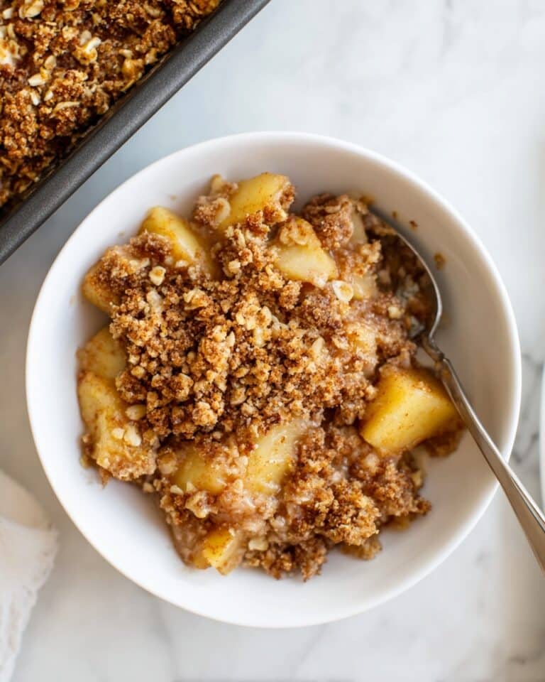 Healthy Breakfast Apple Crumble Recipe