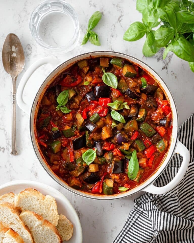 Slow Cooker Ratatouille with Fresh Summer Veggies Recipe