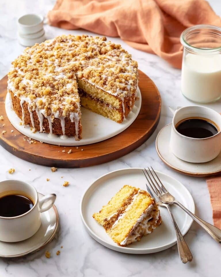 Cinnamon Streusel Coffee Cake Recipe