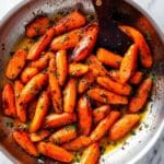 Honey Garlic Butter Roasted Carrots Recipe