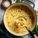 Carrot Potato Soup with Cashew Cream Recipe