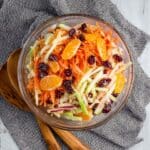 Carrot Apple Salad with Cranberries and Mandarin Recipe