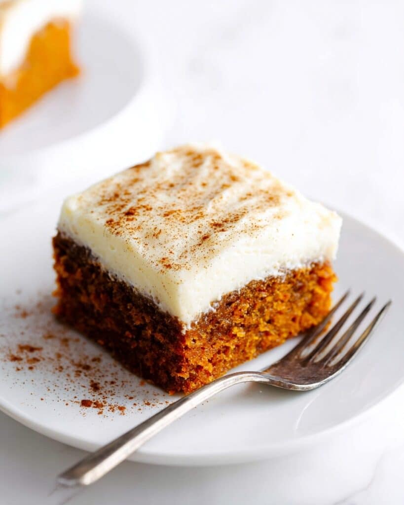 Pumpkin Bars with Cream Cheese Frosting Recipe