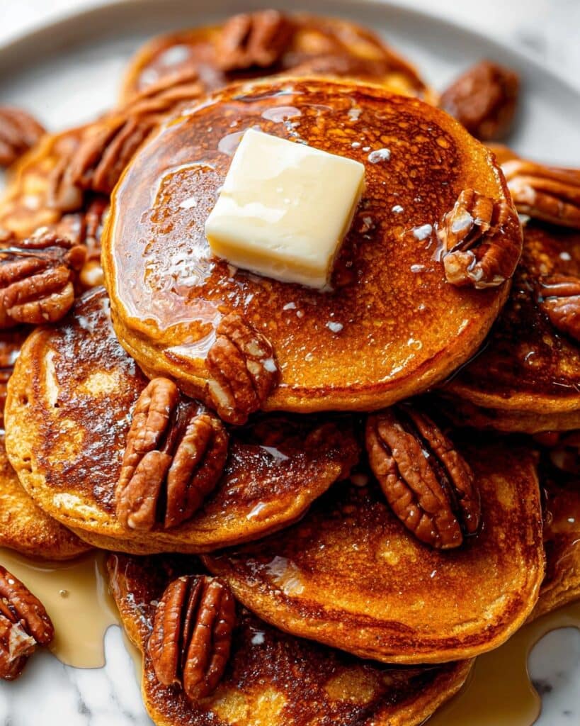 Pumpkin Pancakes with Chocolate Chips Recipe