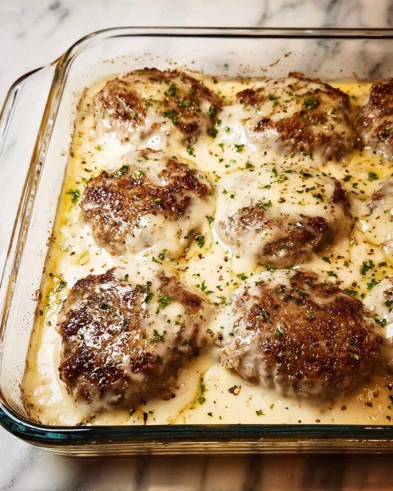 Simple Amish Hamburger Steak Bake Recipe