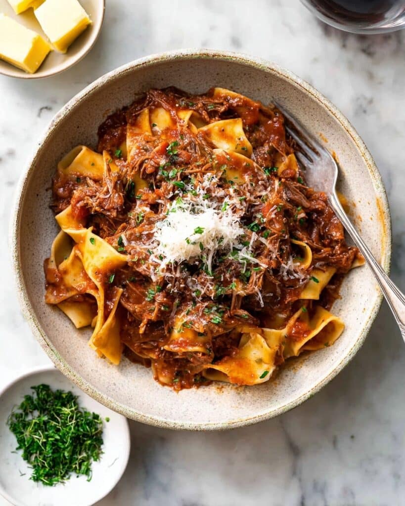 Slow Cooker Beef Ragu with Pappardelle Recipe