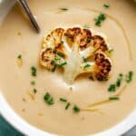 Creamy Roasted Cauliflower Soup Recipe
