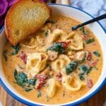 Creamy Tuscan Chicken Soup (Marry Me Style) Recipe