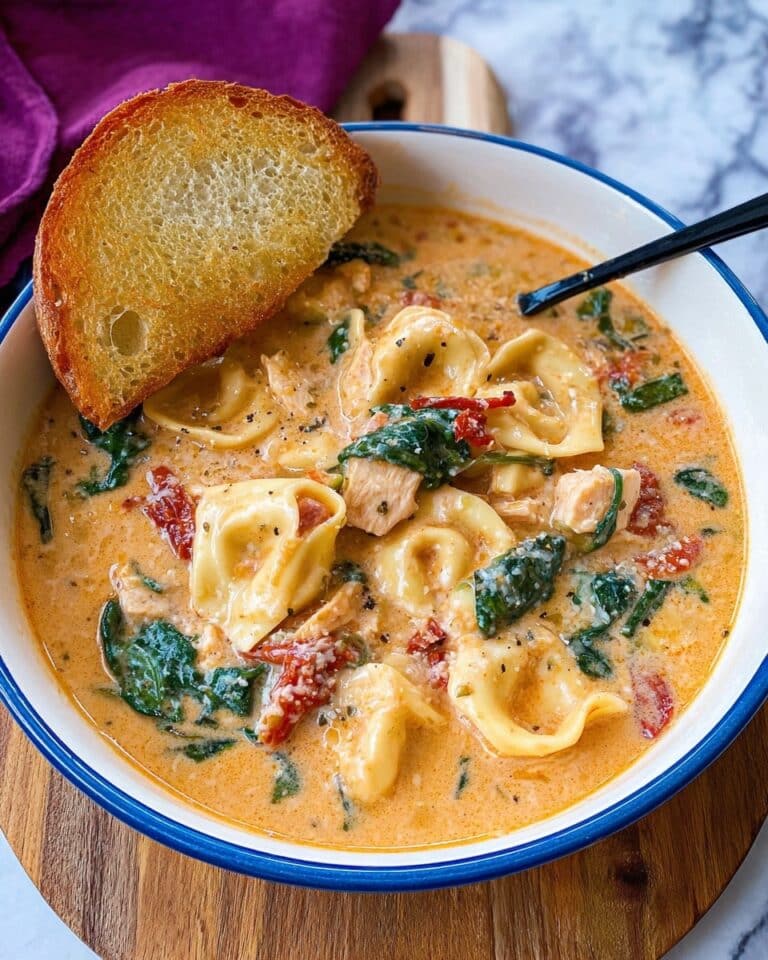 Creamy Tuscan Chicken Soup (Marry Me Style) Recipe