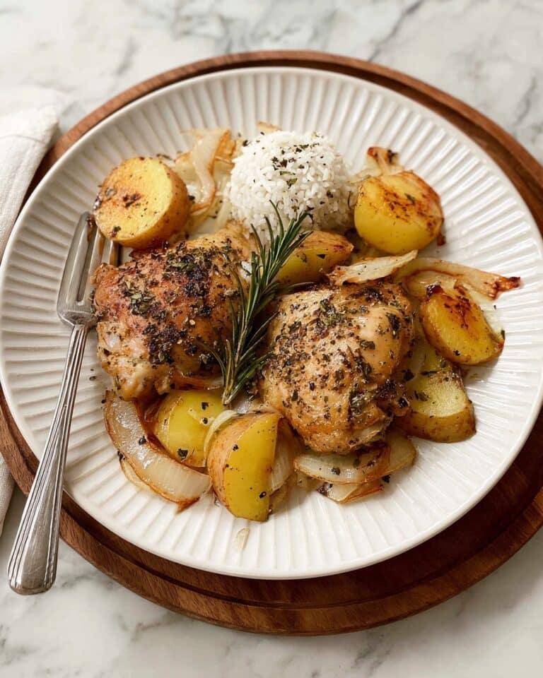 Baked Rosemary Chicken and Apples Recipe