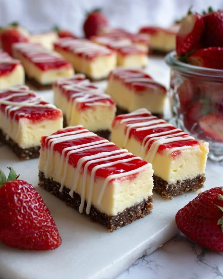 Strawberry Cheesecake Bars Recipe