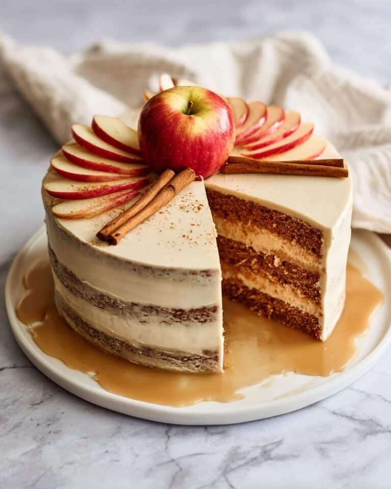 Festive Bourbon Apple Cider Cake Recipe