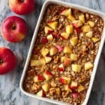 Cozy Apple Pie Baked Oatmeal for Breakfast Recipe