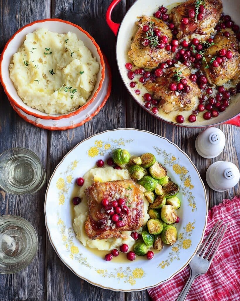 Glazed Cranberry Chicken Thighs Recipe