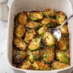 Parmesan Crusted Brussel Sprouts Recipe