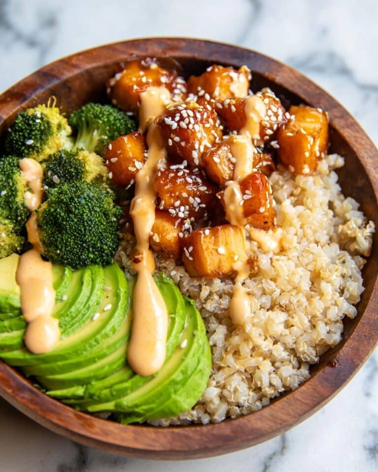 Super Crispy Bang Bang Salmon Bites Bowls Recipe