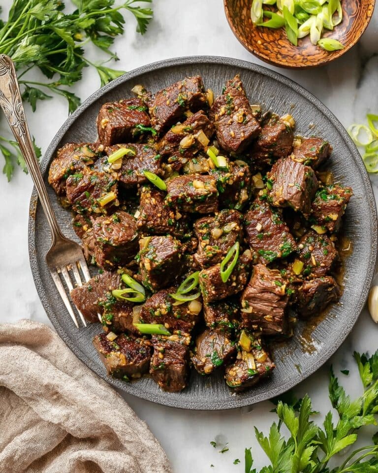 Easy Garlic Butter Steak Bites Recipe