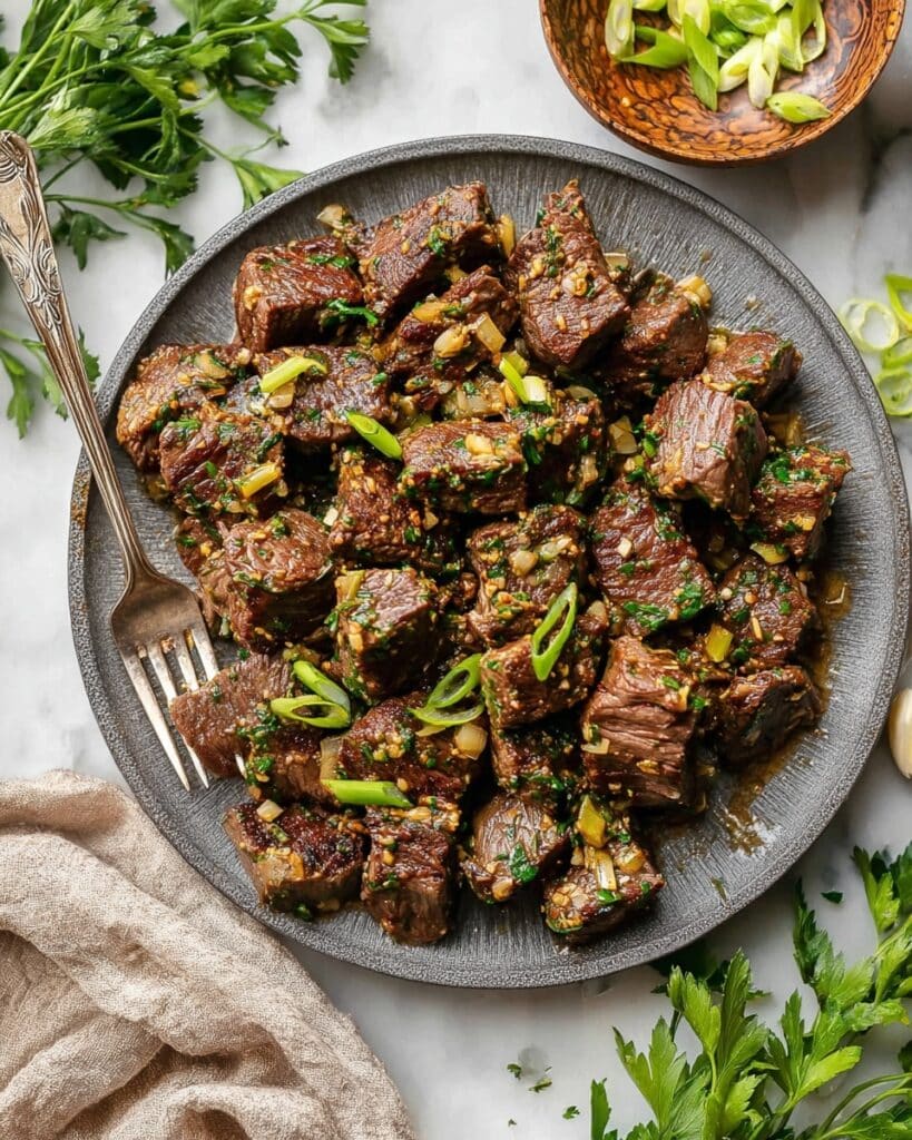 Easy Garlic Butter Steak Bites Recipe