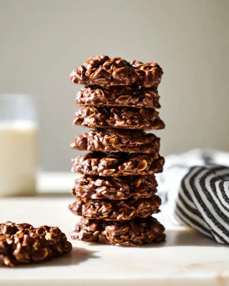 No-Bake Chocolate Oatmeal Cookies Recipe