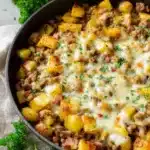 Cheesy Ground Beef and Potatoes Recipe
