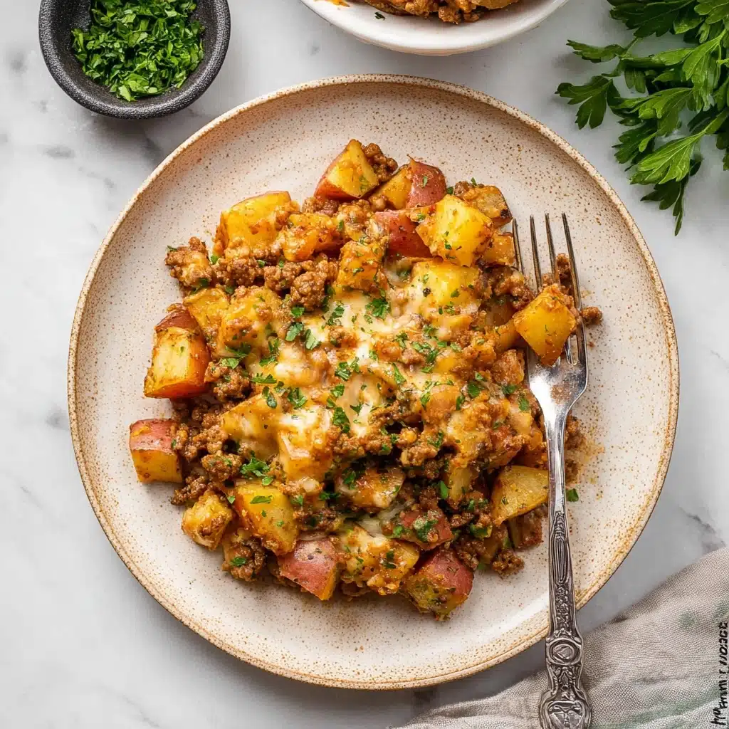 Cheesy Ground Beef and Potatoes Recipe 5 Cheesy Ground Beef and Potatoes Recipe - Recipe Image