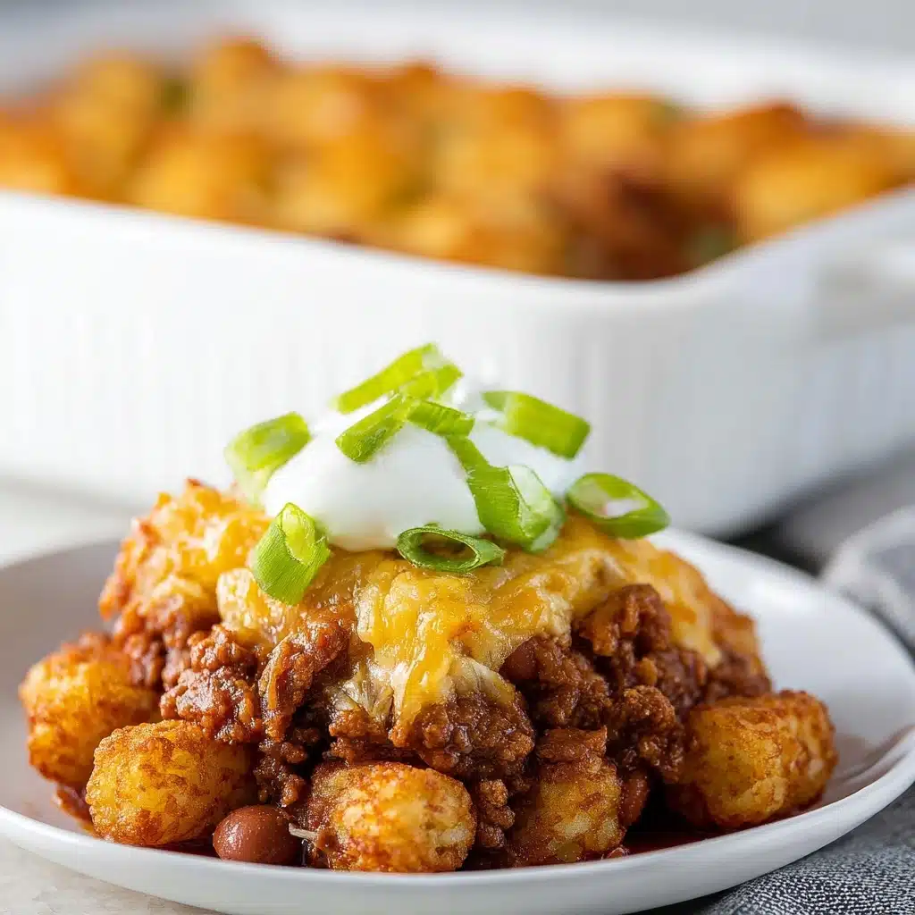 Easy Weeknight Chili Tater Tot Casserole Recipe 5 Easy Weeknight Chili Tater Tot Casserole Recipe - Recipe Image