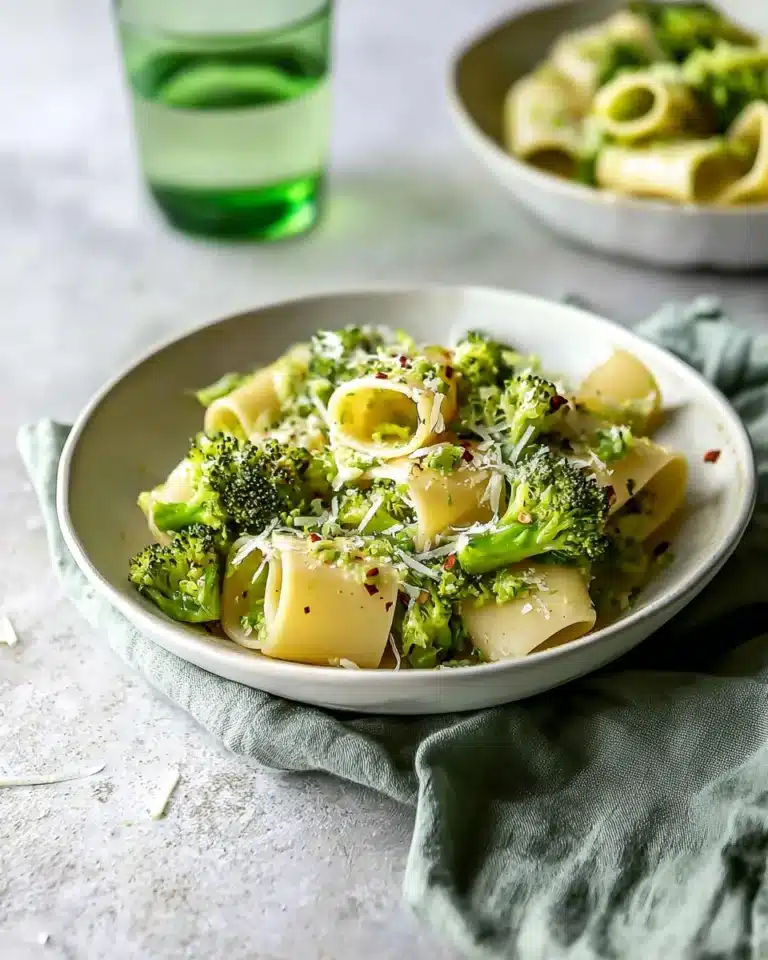 Easy 20 Minute Lemon-Broccoli Pasta Dinner Recipe