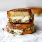 Pesto and Mozzarella Grilled Cheese Sandwich Recipe