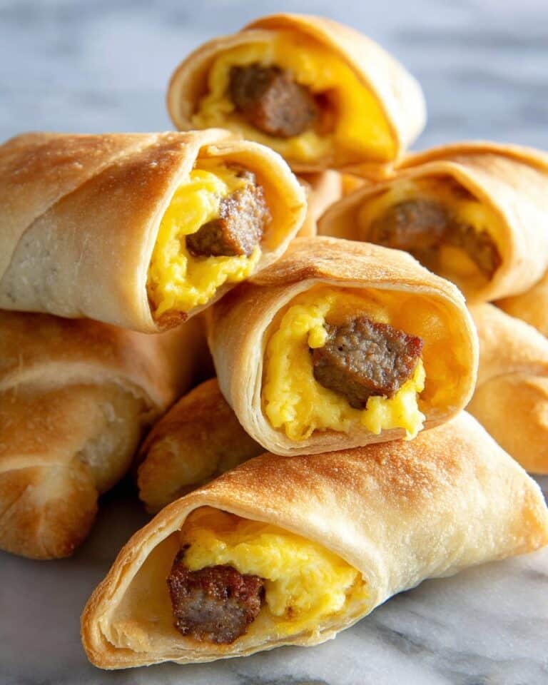 Sausage and Egg Crescent Roll-Ups Recipe