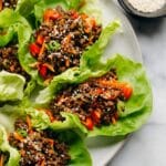Asian Style Ground Beef Lettuce Wraps Recipe