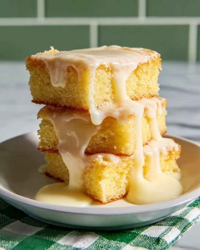 Lemon Brownies with Lemon Glaze Recipe