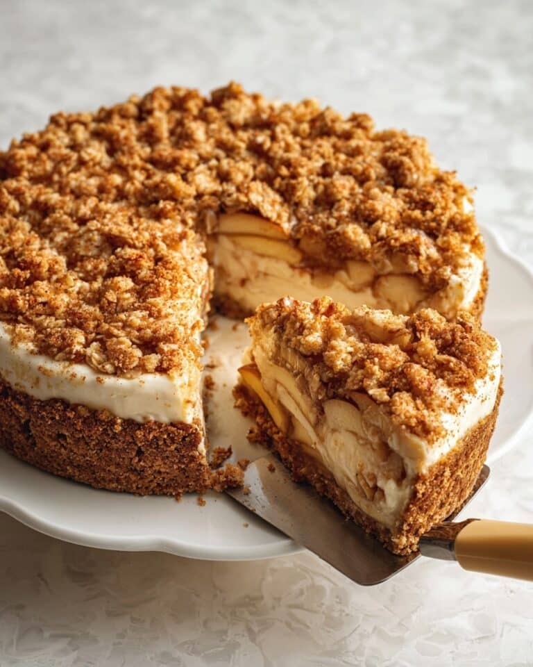 Apple Crumble Cheesecake Recipe