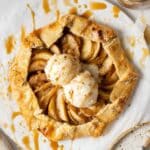 Vegan Salted Caramel Apple Galette Recipe