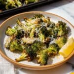 Roasted Frozen Broccoli with Parmesan and Lemon Recipe
