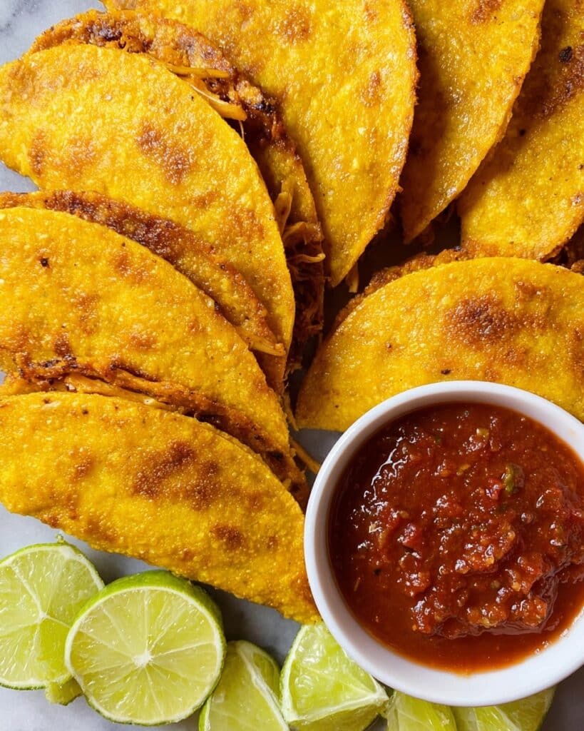 Easy Baked Crispy Chicken Tacos Recipe