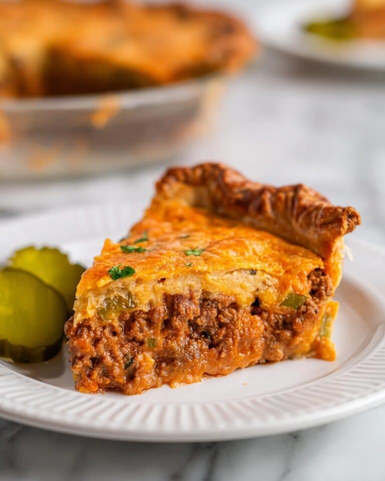 Easy Beef Cheeseburger Pie Recipe