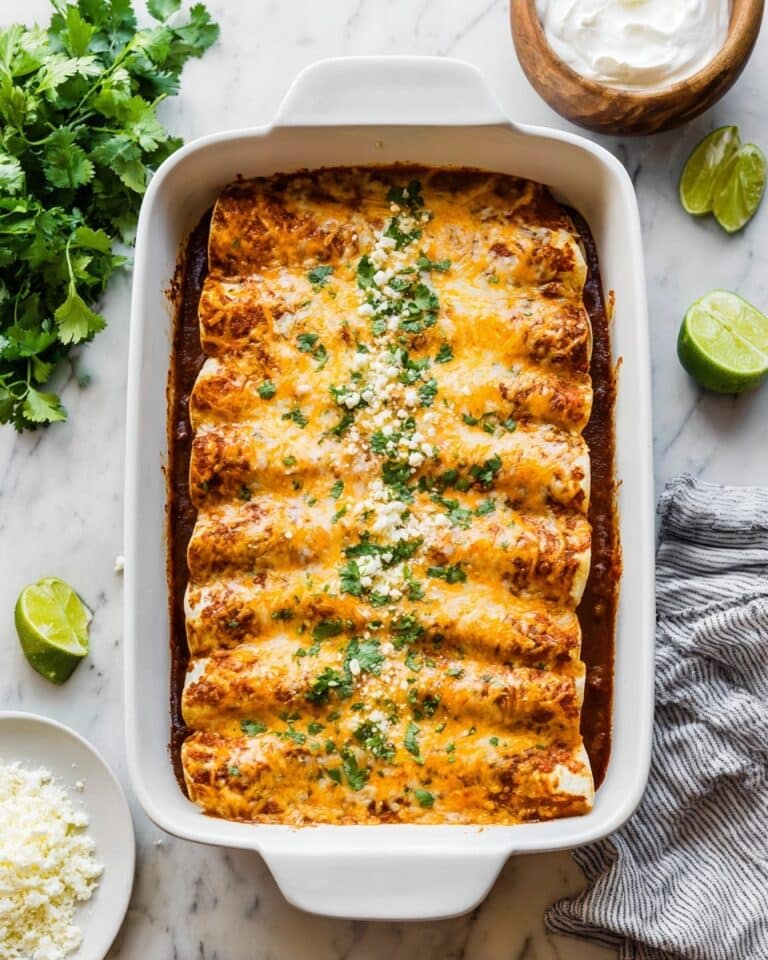Easy Chicken Enchiladas Recipe