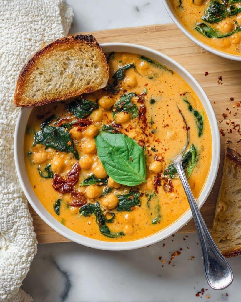 Tuscan Garbanzo Bean Soup Recipe