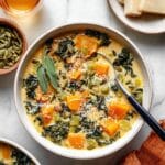 Butternut Squash, Kale, and White Bean Soup Recipe