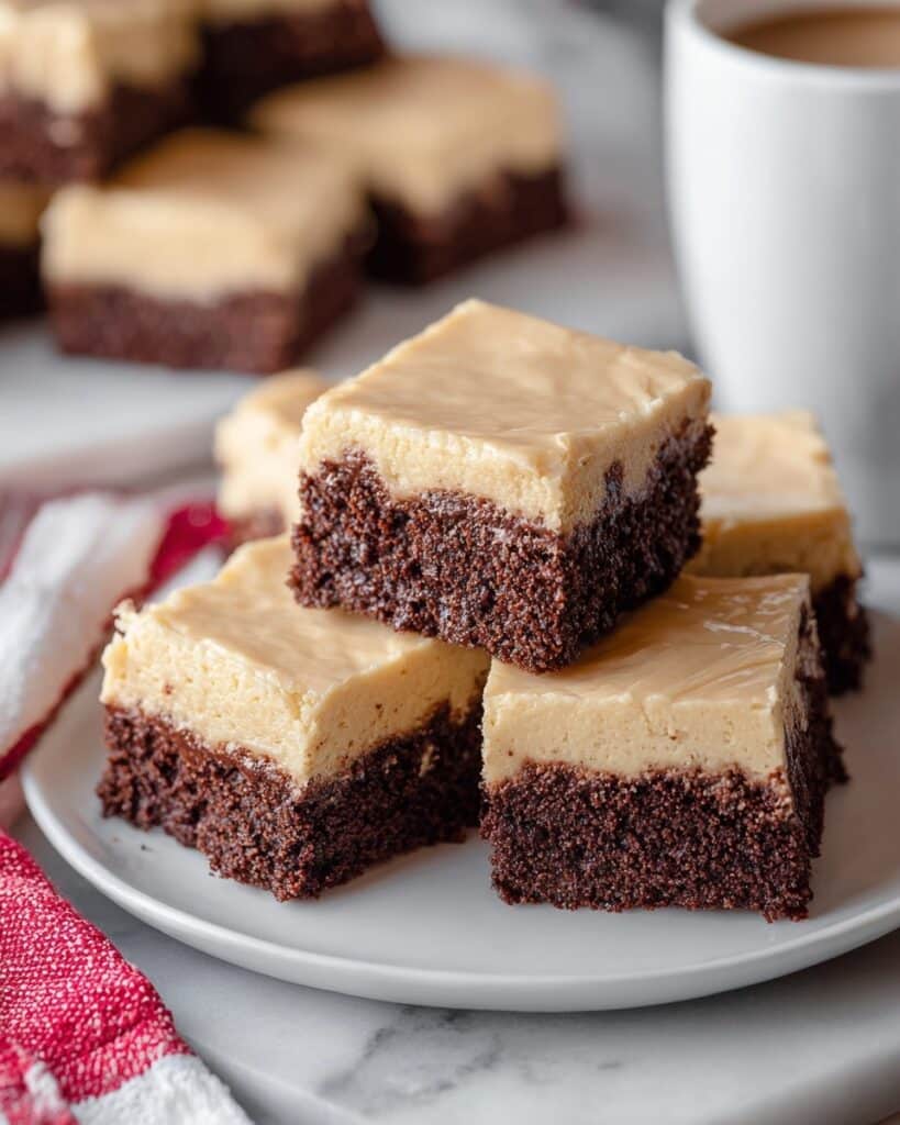Frosted Coffee Brownies Recipe