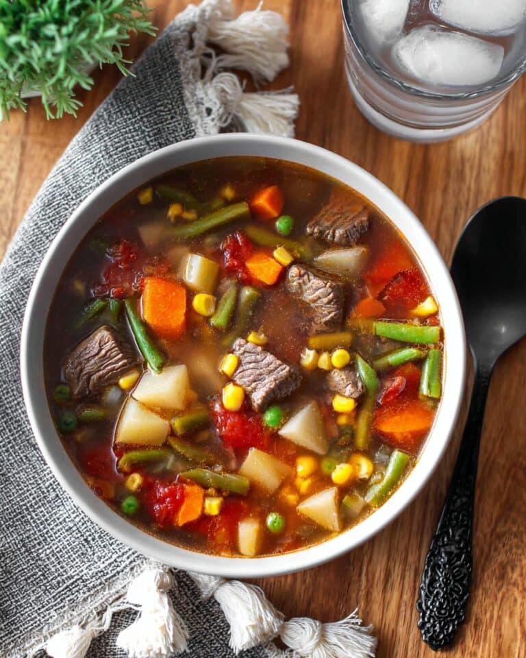 Old Fashioned Vegetable Beef Soup Recipe