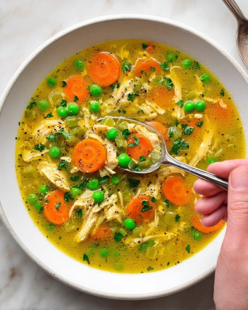 Anti-Inflammatory Turmeric Easy Chicken Soup Recipe