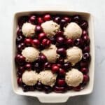Cherry Cobbler with Buttery Topping Recipe