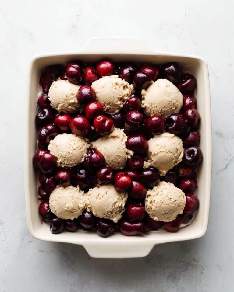 Cherry Cobbler with Buttery Topping Recipe