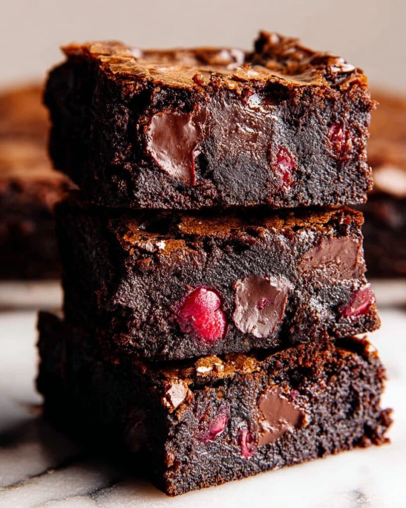 Chocolate Cherry Brownies Recipe